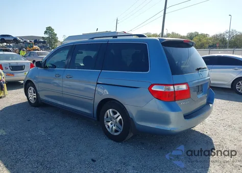 2007 Honda Odyssey Ex-L z USA, uszkodzony, nr VIN 5FNRL38707B079280